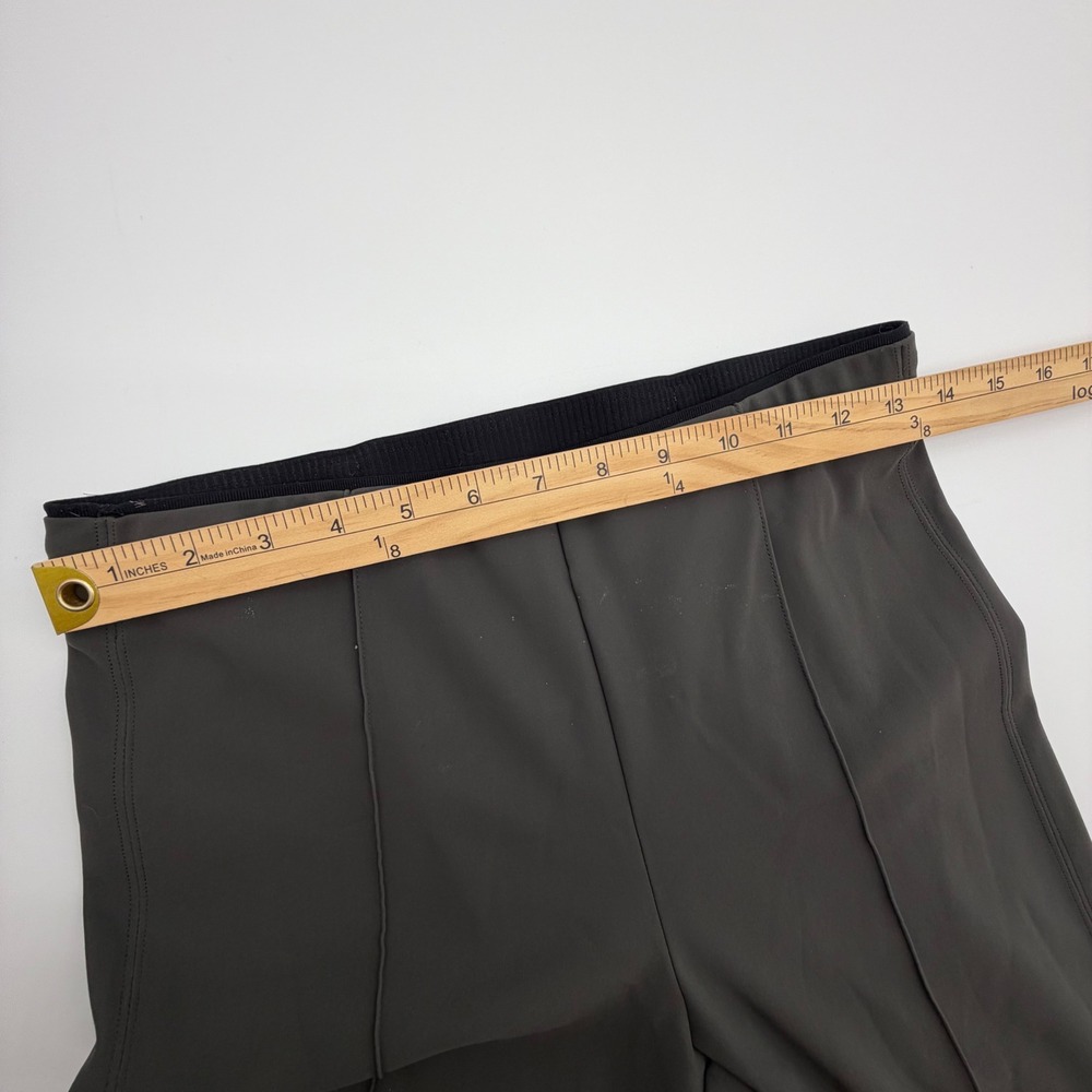 Athleta Stellar Flare Trousers Gray High Rise Pintuck Pants Small RN 54023 - Picture 7 of 9